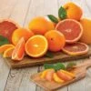 Navel Oranges And Ruby Red Grapefruits