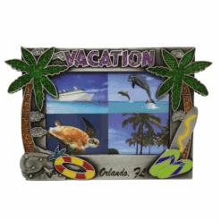 Orlando Florida Vacation Glitter Photo Frame 4x6"