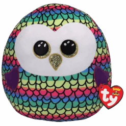 TY Owen Rainbow Owl "14"