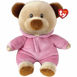 TY Pajama Bear Pink Bear Medium
