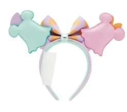 LOUNGEFLY Pastel Ghost Mickey And Minnie Mouse Glow Ear Headband -Toys Gift Store pastel ghost mickey and minnie mouse glow ear headband 3 33074744754360