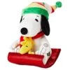 Hallmark Peanuts® Sledding Snoopy And Woodstock Musical Plush With Motion, 10"