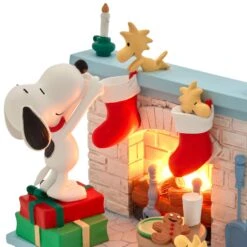 Hallmark Peanuts® Snoopy And Woodstock Christmas Warms The Heart Figurine With Light, 5.25" -Toys Gift Store peanuts r snoopy and woodstock christmas warms the heart figurine with light 5 25 3 33074736922808