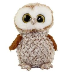 TY Percy Brown Tipped Barn Owl (Medium Size - 9 Inch)
