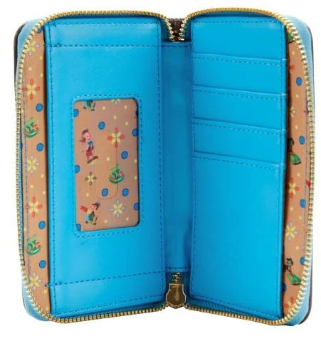 LOUNGEFLY Pinocchio Book Zip Around Wallet 2 LOUNGEFLY Pinocchio Book Zip Around Wallet - Image 2