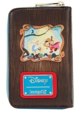 LOUNGEFLY Pinocchio Book Zip Around Wallet 5 LOUNGEFLY Pinocchio Book Zip Around Wallet -Toys Gift Store pinocchio book zip around wallet 3