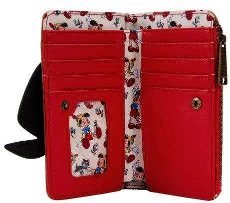 LOUNGEFLY Pinocchio Flap Wallet 2 LOUNGEFLY Pinocchio Flap Wallet - Image 2