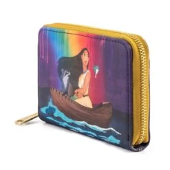 LOUNGEFLY Pocahontas Just Around The River Bend Zip-Around Wallet -Toys Gift Store pocahontas just around the river bend zip around wallet 4 33074278334648