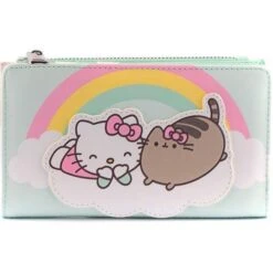LOUNGEFLY Pusheen X Hello Kitty Cloud Lounging Bi-Fold Wallet