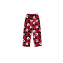 Red Mickey Face Disney Men's Pants Lounge Pants