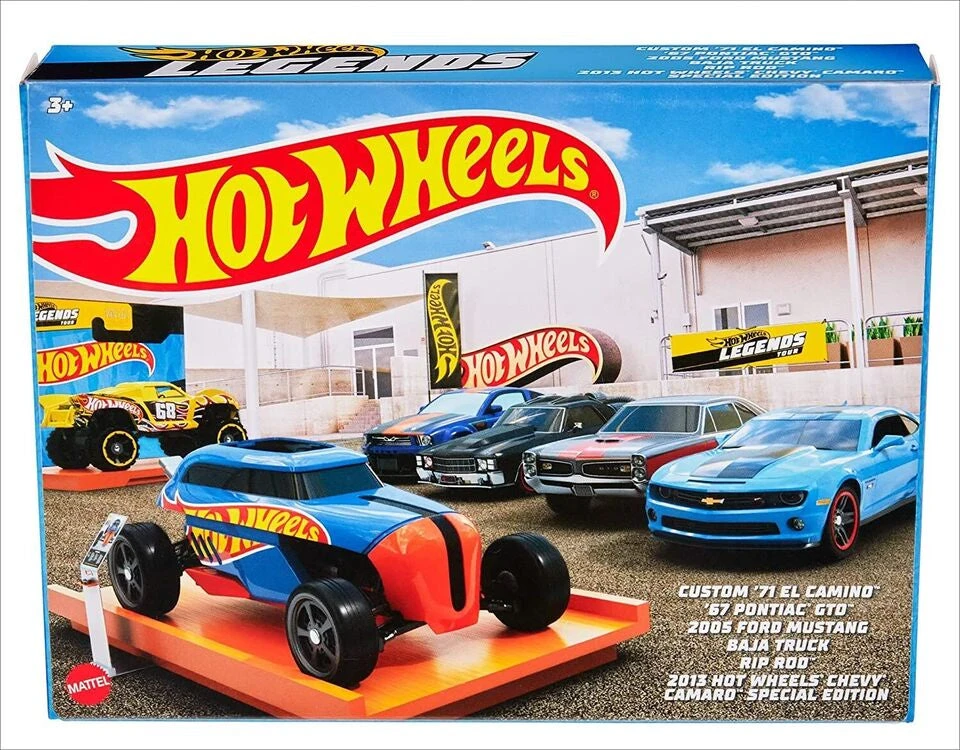 Hot Wheels Legends 6 Collector Cars Theme Pack 1 Hot Wheels Legends 6 Collector Cars Theme Pack