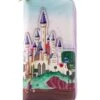 LOUNGEFLY Sleeping Beauty Castle Zip Around Wallet
