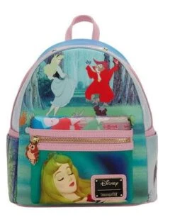 LOUNGEFLY Sleeping Beauty Princess Scenes Mini Backpack