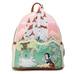 LOUNGEFLY Snow White Castle Mini Backpack