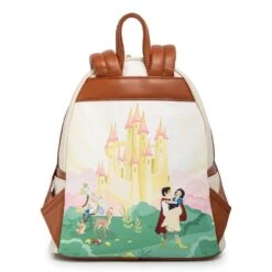 LOUNGEFLY Snow White Castle Mini Backpack -Toys Gift Store snow white castle mini backpack 5 33074272993464