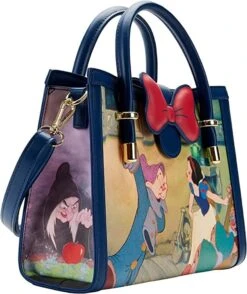 LOUNGEFLY Snow White Scenes Crossbody Bag 7 LOUNGEFLY Snow White Scenes Crossbody Bag -Toys Gift Store snow white scenes crossbody bag 3 33074480513208