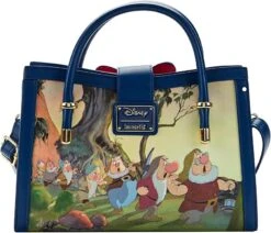 LOUNGEFLY Snow White Scenes Crossbody Bag 8 LOUNGEFLY Snow White Scenes Crossbody Bag -Toys Gift Store snow white scenes crossbody bag 4 33074481004728