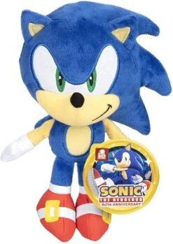 Sonic The Hedgehog Plush 9-Inch Modern Sonic Collectible Toy -Toys Gift Store sonic the hedgehog plush 9 inch modern sonic collectible toy 4 33074358091960