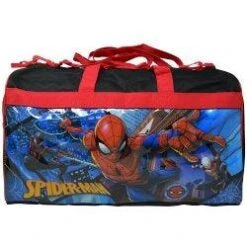 Spiderman Duffle Bag With PVC Printed Panel