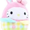 Squishmallows 8" Hello Kitty Spring 2023 Gingham With Bunny Ears