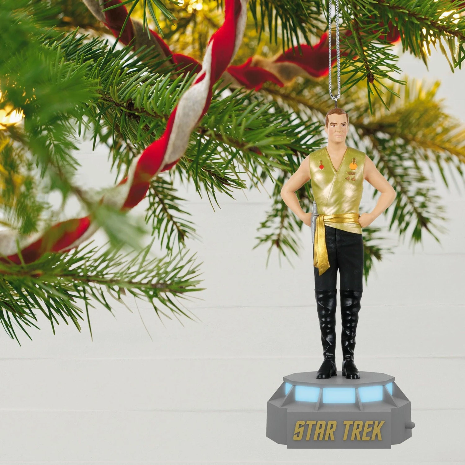 Hallmark Star Trek™ Mirror, Mirror Collection Captain James T. Kirk Ornament W Light And Sound 3 Hallmark Star Trek™ Mirror, Mirror Collection Captain James T. Kirk Ornament W Light And Sound - Image 3