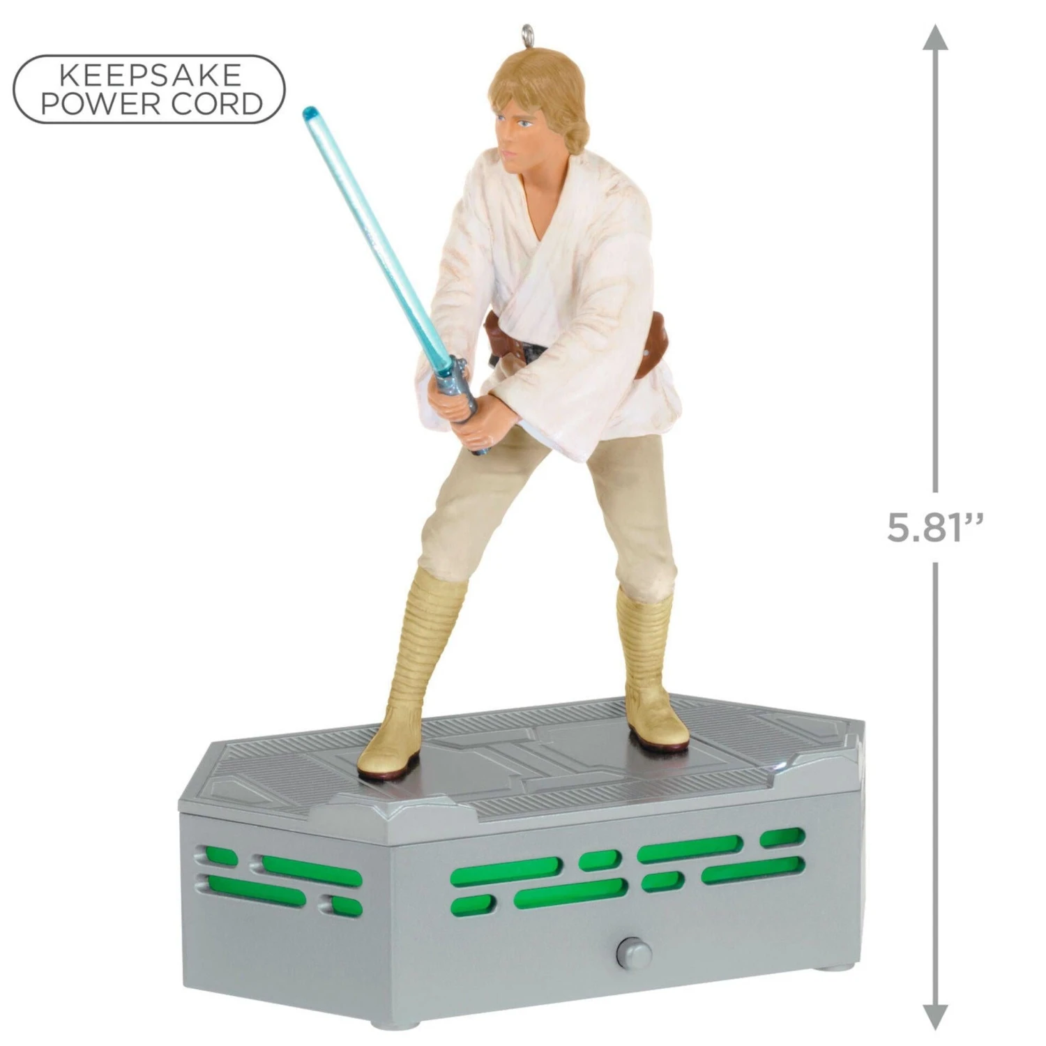 Hallmark Star Wars: A New Hope™ Collection Luke Skywalker™ Ornament W Light And Sound 1 Hallmark Star Wars: A New Hope™ Collection Luke Skywalker™ Ornament W Light And Sound