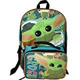 Star Wars "Baby Yoda" 16" Backpack With Lunch Bag