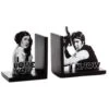 Hallmark Star Wars Han Solo And Princess Leia Bookends, Set Of 2 Desk Accessories Sci-Fi