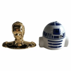 Bioworld Star Wars R2-D2 & C-3PO Sculpted Ceramic Salt & Pepper Set
