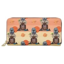 LOUNGEFLY Star Wars The Mandalorian Bantha Zip Around Wallet