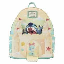LOUNGEFLY Stitch Sandcastle Beach Surprise Mini Backpack