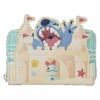 LOUNGEFLY Stitch Sandcastle Beach Surprise Zip-Around Wallet