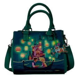 LOUNGEFLY Tangled I See The Light Crossbody Purse -Toys Gift Store tangled i see the light crossbody purse 3