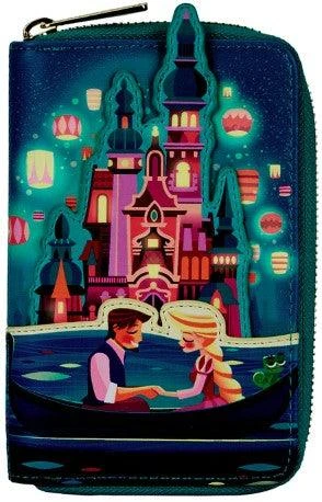 LOUNGEFLY Tangled Rapunzel Castle Glow In The Dark Zip Around Wallet 2 LOUNGEFLY Tangled Rapunzel Castle Glow In The Dark Zip Around Wallet - Image 2