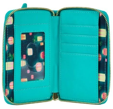 LOUNGEFLY Tangled Rapunzel Castle Glow In The Dark Zip Around Wallet 3 LOUNGEFLY Tangled Rapunzel Castle Glow In The Dark Zip Around Wallet - Image 3