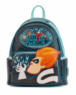 LOUNGEFLY The Incredibles Syndrome Glow Mini Backpack