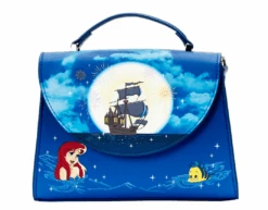LOUNGEFLY The Little Mermaid Glow-in-the-Dark Crossbody Purse