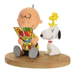 Hallmark The Peanuts® Gang Sunday Morning Funnies Ornament -Toys Gift Store the peanuts r gang sunday morning funnies ornament 3 33074953584824