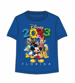 Toddler 2023 Mickey Fun Friends Florida Tee Royal Blue