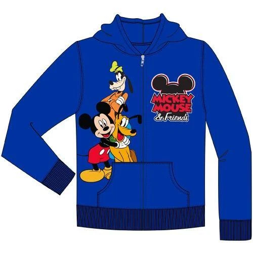 Toddler Mickey Friends Goofy Pluto Zip Up Hoodie