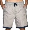 US Apparel Men's Islander Board Shorts, Stone And Navy