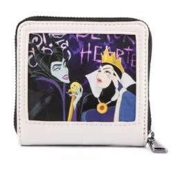 LOUNGEFLY Villains Club Polaroid Zip Around Wallet -Toys Gift Store villains club polaroid zip around wallet 4 33074393809080