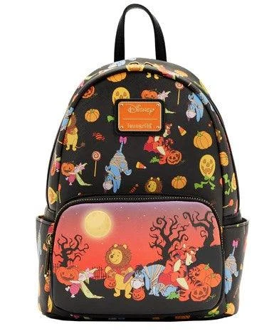 LOUNGEFLY Winnie The Pooh Halloween Group Glow Mini Backpack 1 LOUNGEFLY Winnie The Pooh Halloween Group Glow Mini Backpack